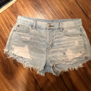 American Eagle Outfitters Shorts - Button fly distressed shorts American Eagle Outfitters Shorts - Button fly distressed shorts